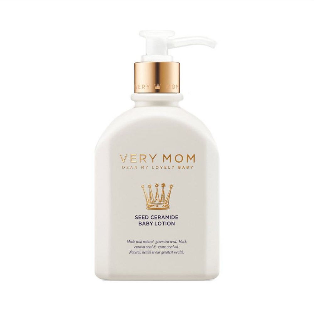 VERY MOM Seed Ceramide Baby Lotion 300ml – Deep Moisturizing, Skin Barrier Strengthening, Gentle & Lightweight Lotion for Baby & Sensitive Skin _ Made in KOREA